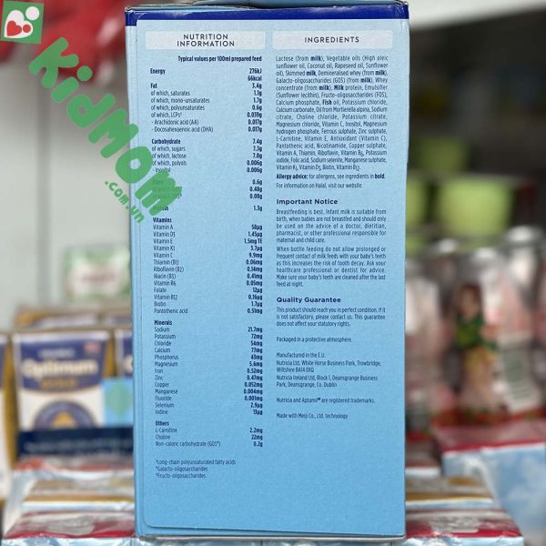 sữa thanh Aptamil Pre Measured Tabs số 1