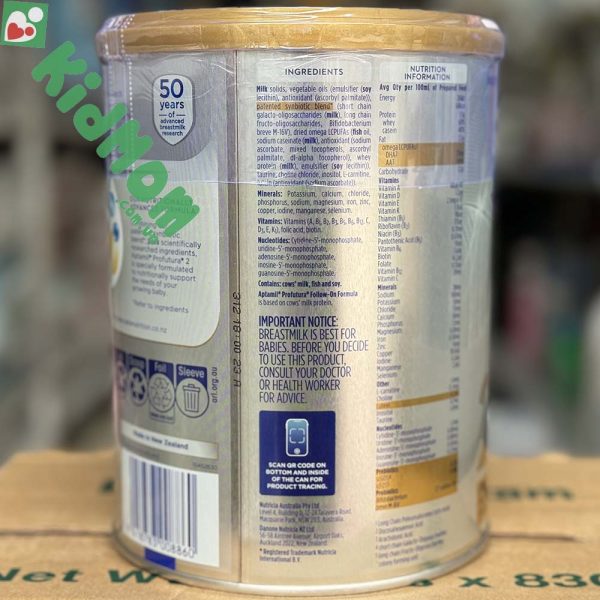 Sữa Aptamil Profutura số 2 (900g) chính hãng