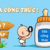 sữa công thức là gì