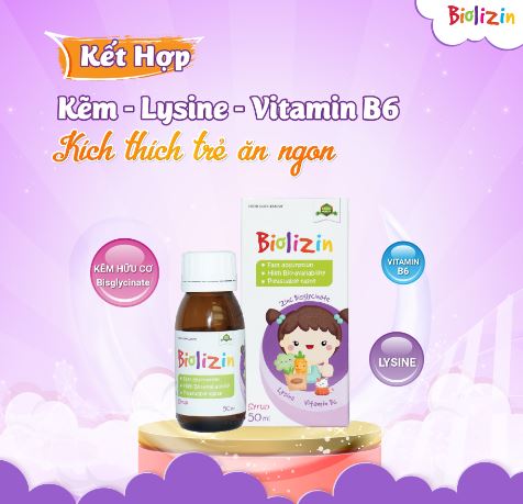 kẽm hữu có Biolizin