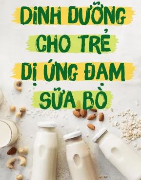 dị ứng đạm sữa bò