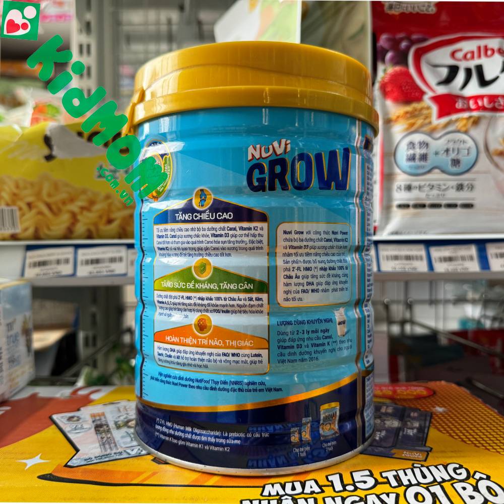 Sữa Nutifood Nuvi Grow 900g