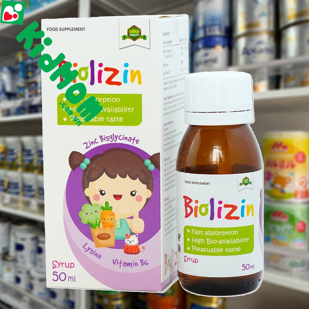 kẽm hữu có Biolizin