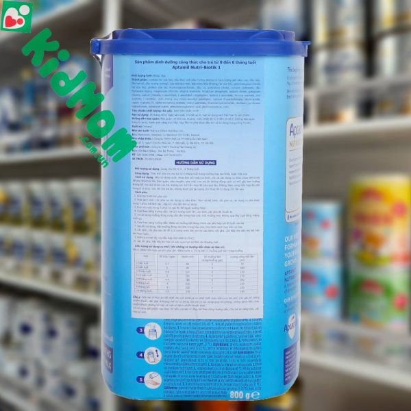 Sữa bột Aptamil Đức Nutri Biotik số 1 (800g)