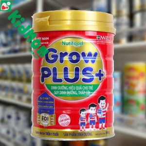 Sữa bột Grow Plus đỏ (900g) dành cho bé trên 1 tuổi chính hãng