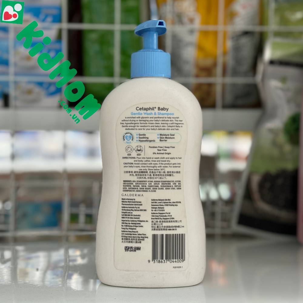 sữa tắm gội Cetaphil